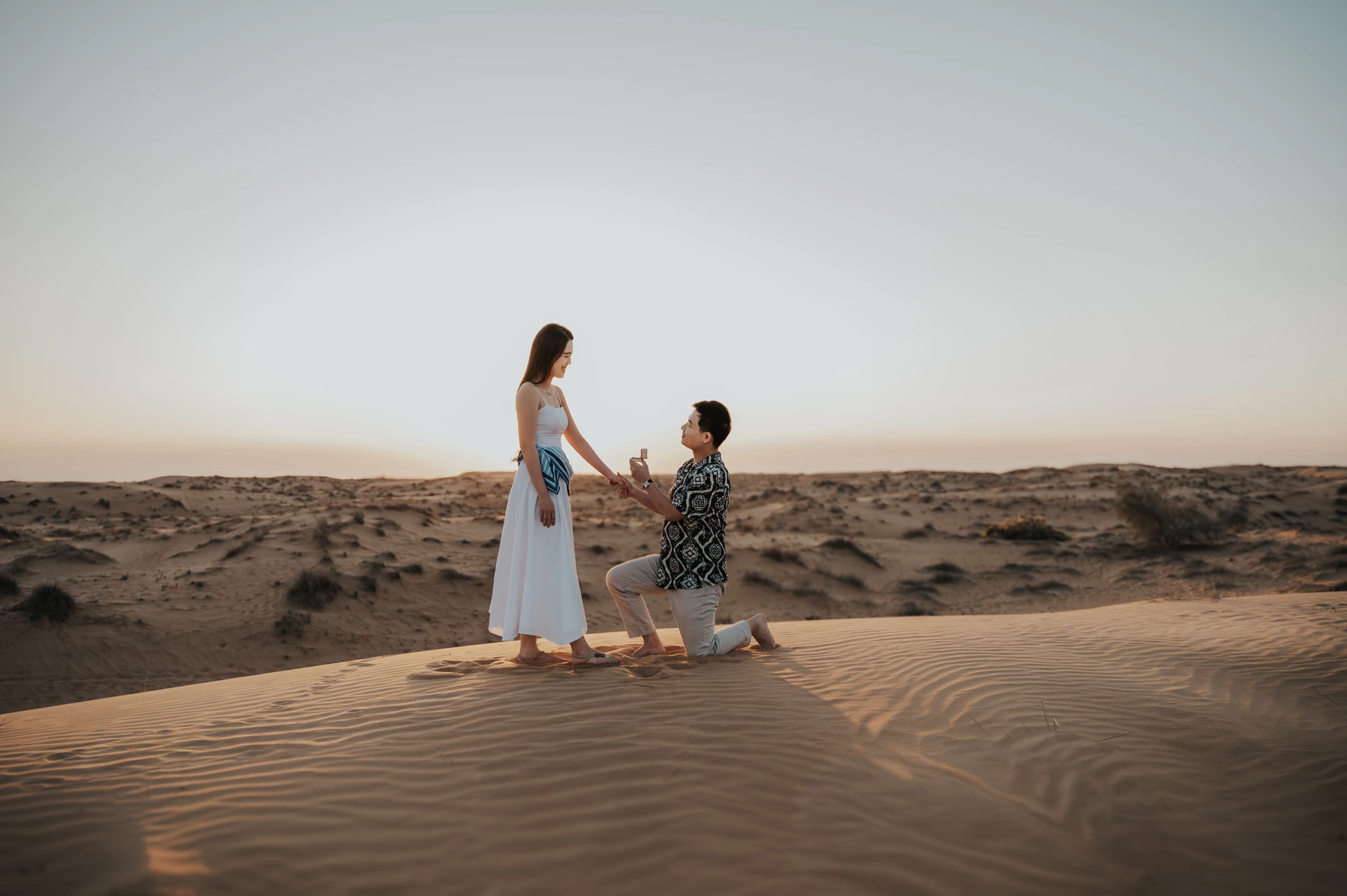 Fotoshooting in Dubai in der Wüste
