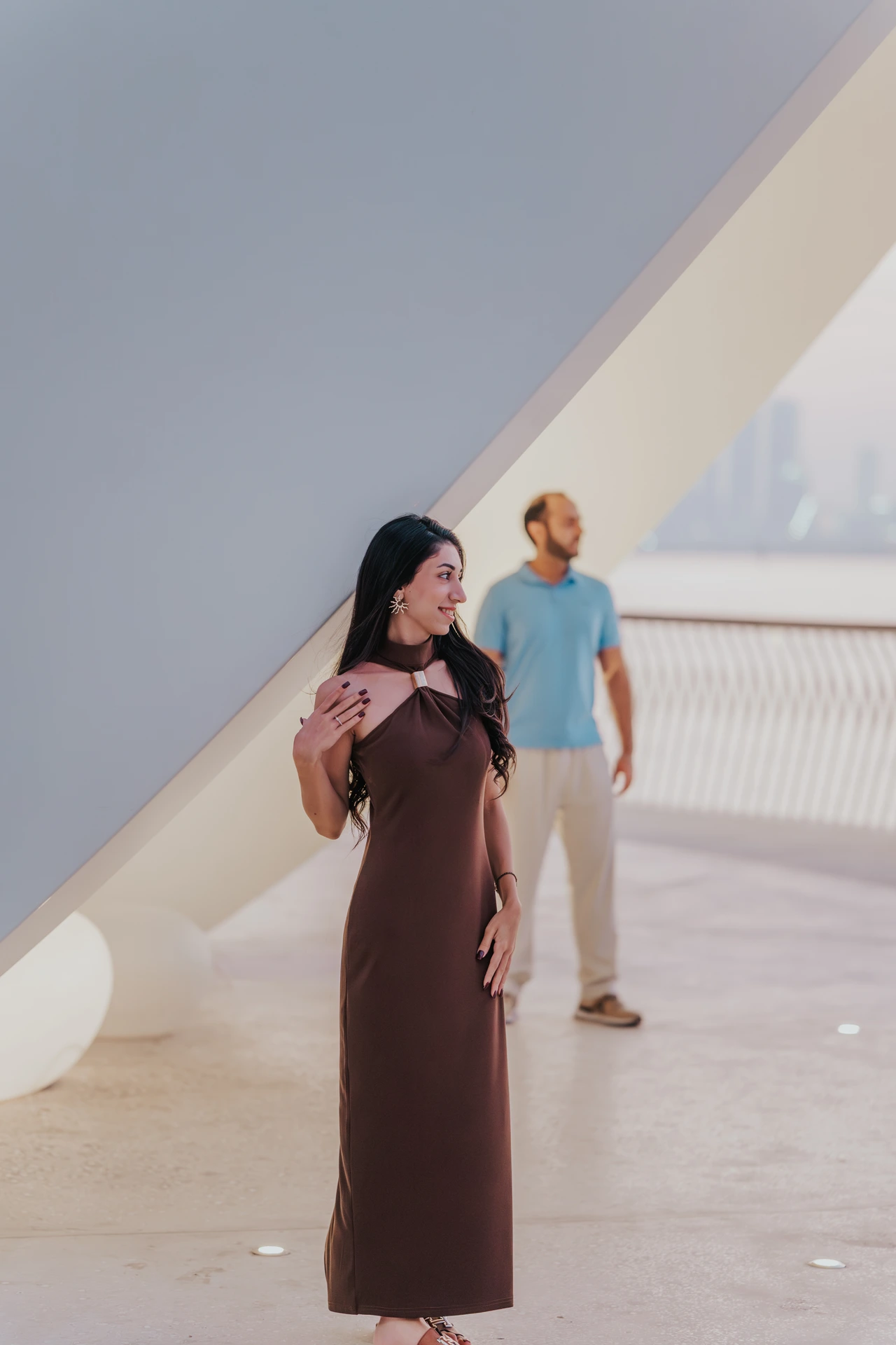 Travaya fotoshoot in Creek Harbour Dubai
